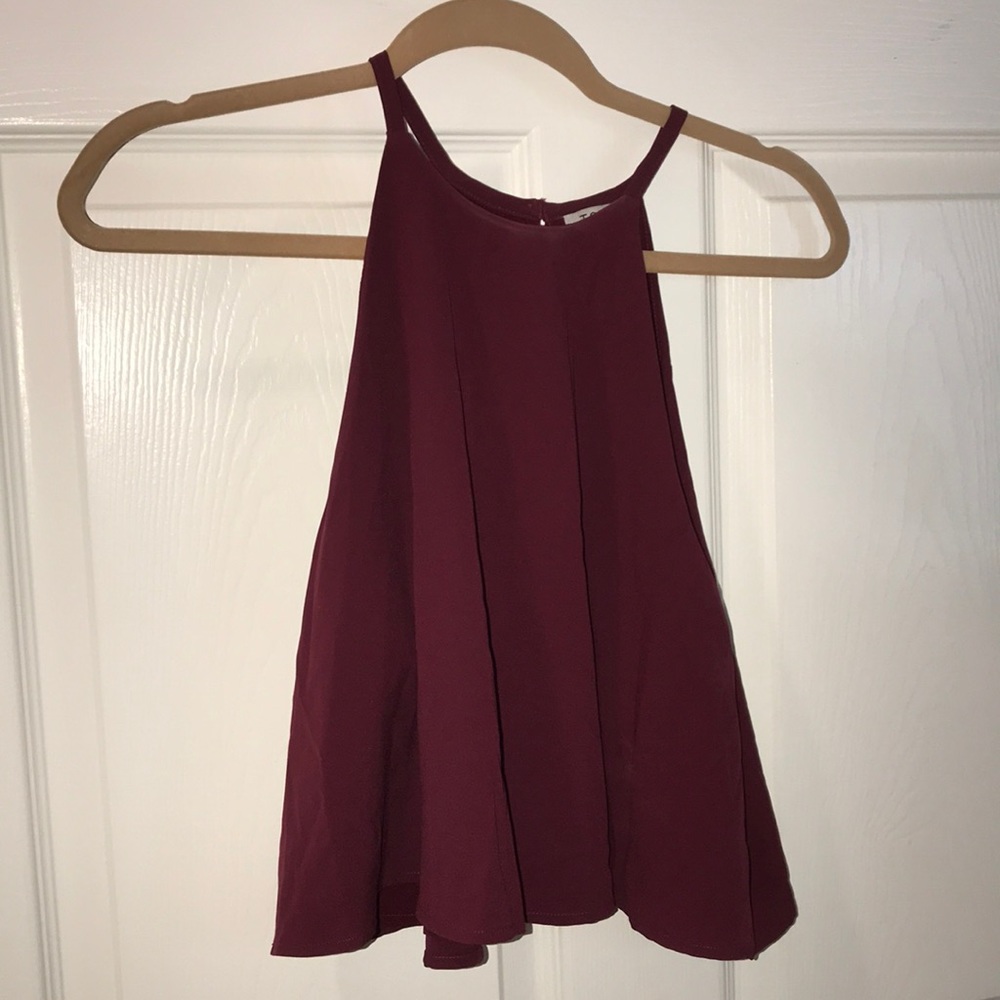 Tobi Red crop top